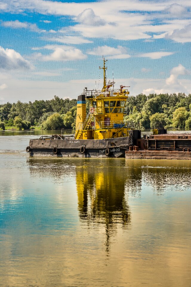 Boat danube water