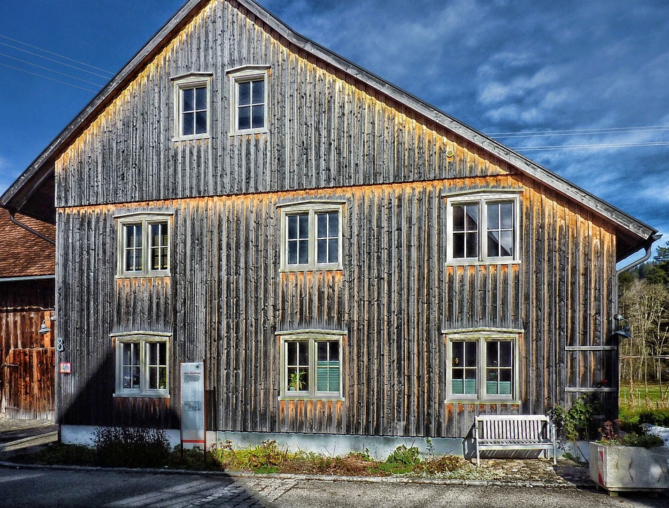 Wooden business shop