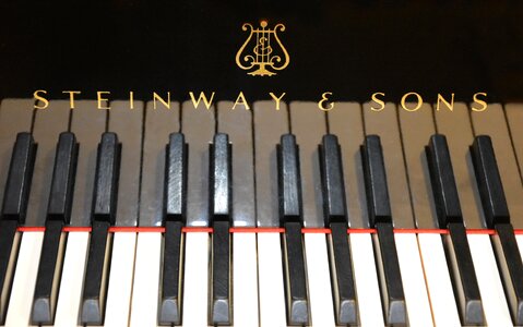 Steinway sons keyboard photo