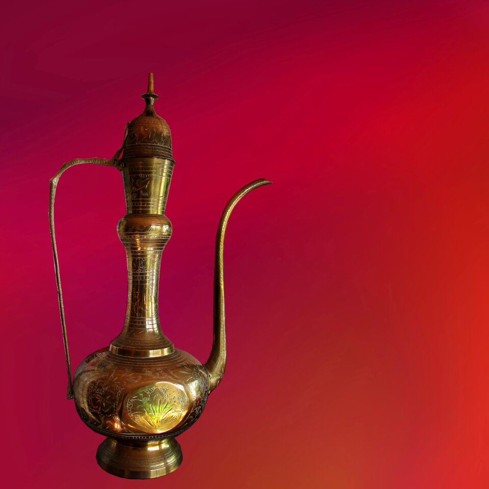 Pot lamp brassware