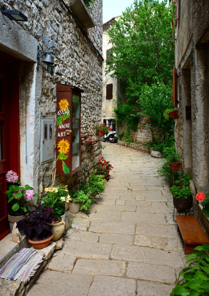 Historic center alley historically