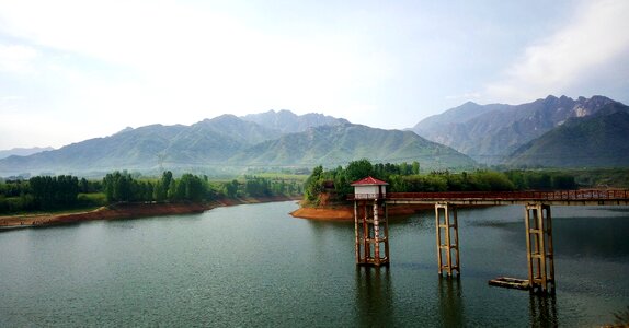 On the fort sub qinling mountain qinling reservoir
