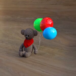 Balloon teddy bear bear photo