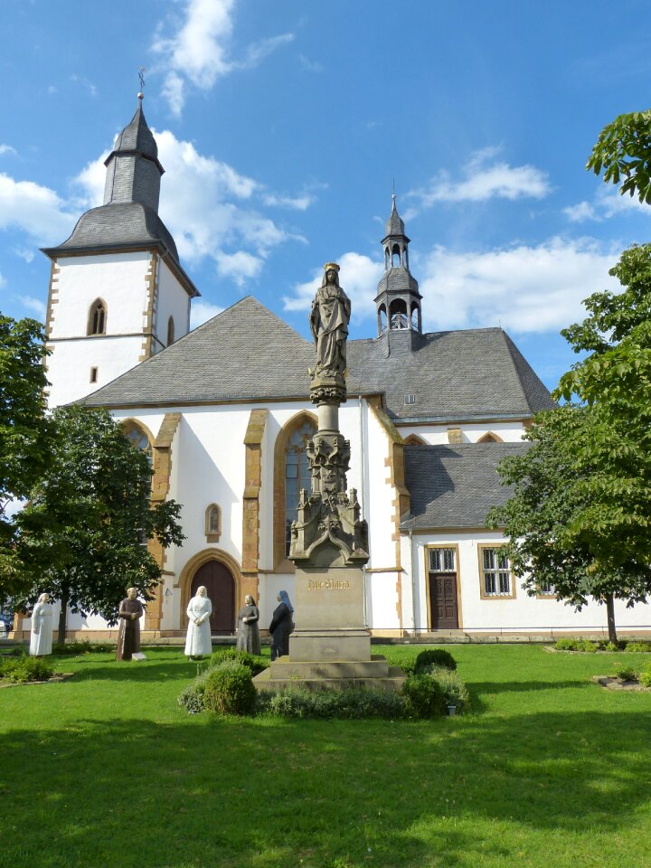 Church historic center tower photo