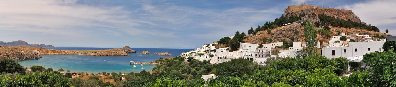 Landscape panorama famous place