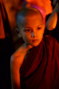 Buddhist people myanmar
