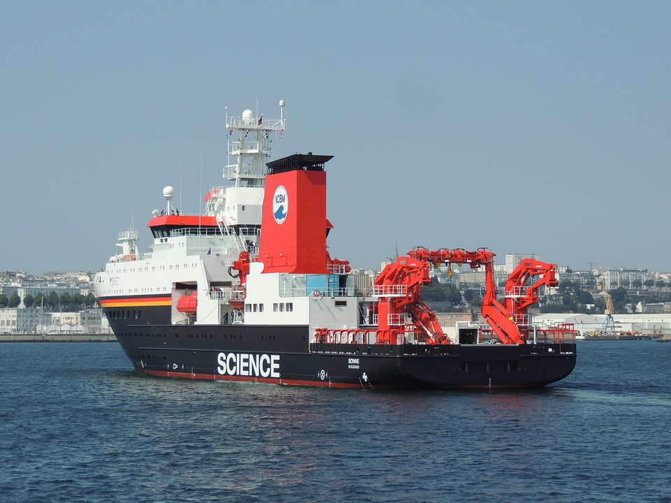 Germany research vessel boat