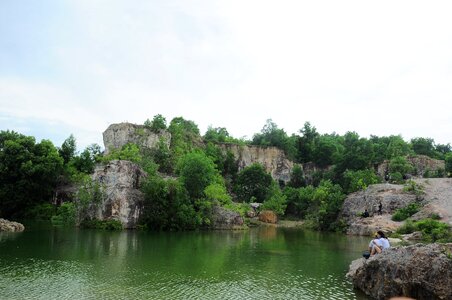 Nice forest water