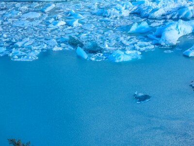 Water cold blue