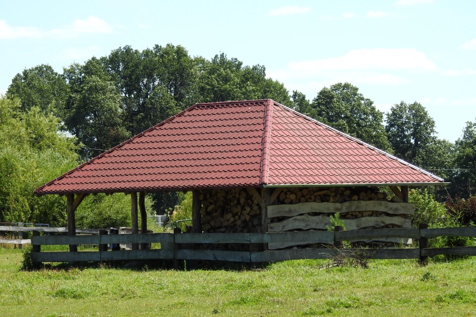 Roofing wood village