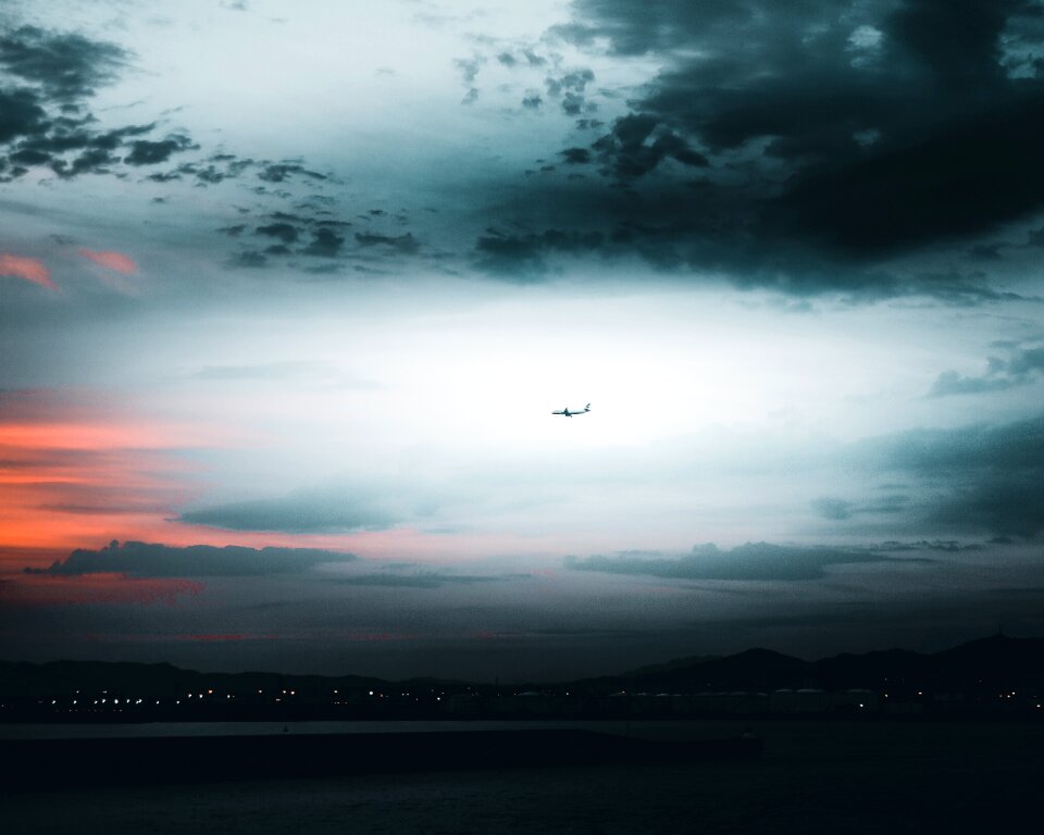 Twilight clouds sky