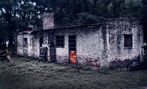 Abandoned ruin broken photo