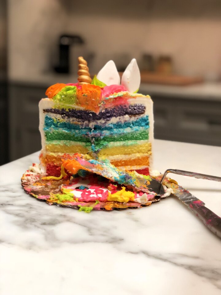 Frosting layers slice