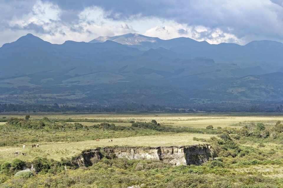 Volcano travel landscape