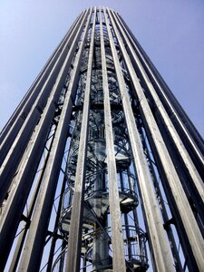 Building stairs observation tower
