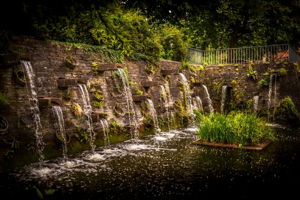 Tilt shift park photo