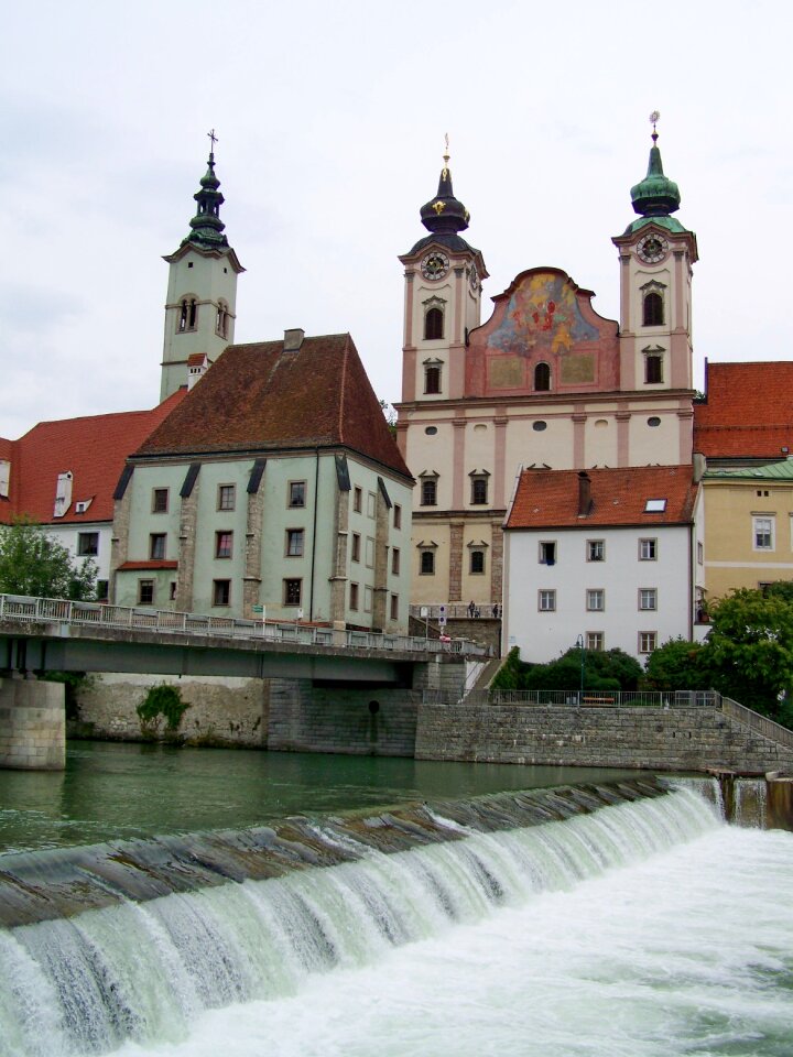 Steyr city austria the historical center