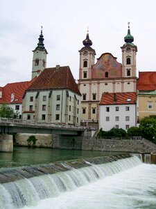 Steyr city austria the historical center