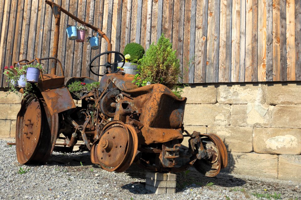 Agriculture old vehicle