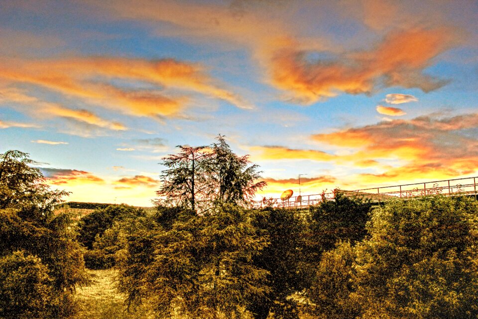 Clouds hdr landscape