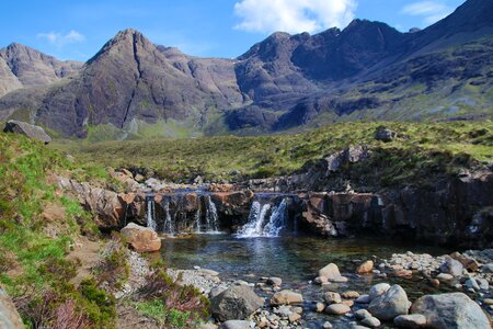 Sky mountains scotland photo