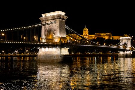 Hungary bridge water photo