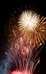 Night sylvester explosion