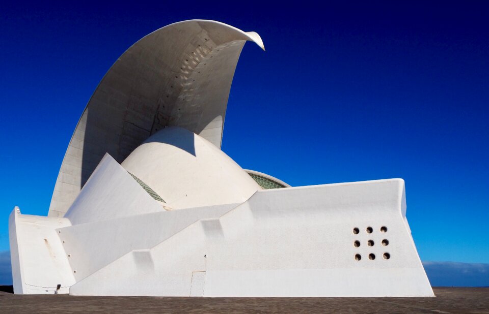 Structure white futuristic