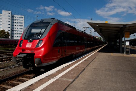 Train berlin track photo