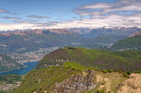 Lake lugano lago di lugano travel photo