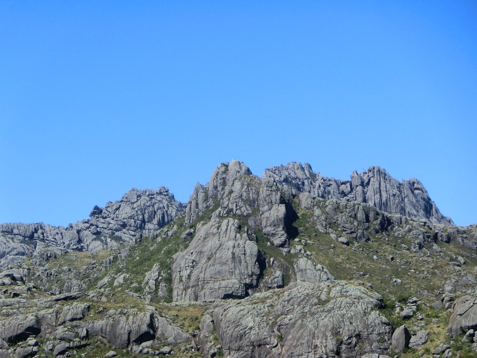Rocky mountains blue sky