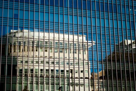 Facade window glass photo