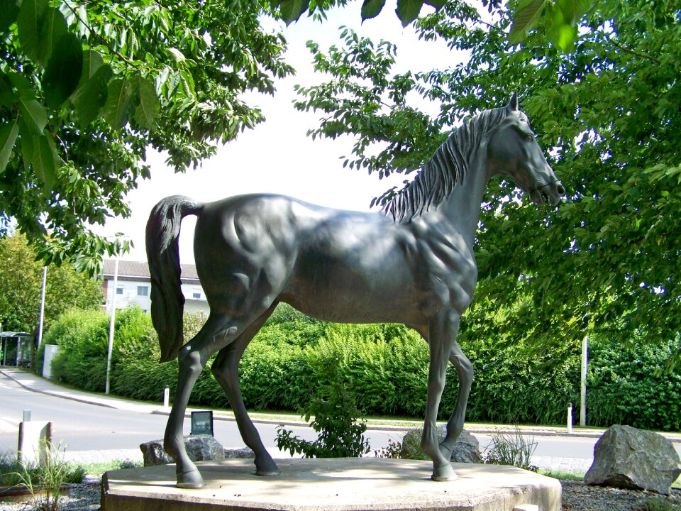 Horse statue sculpture art