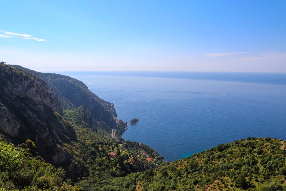 Monaco lake the mediterranean sea