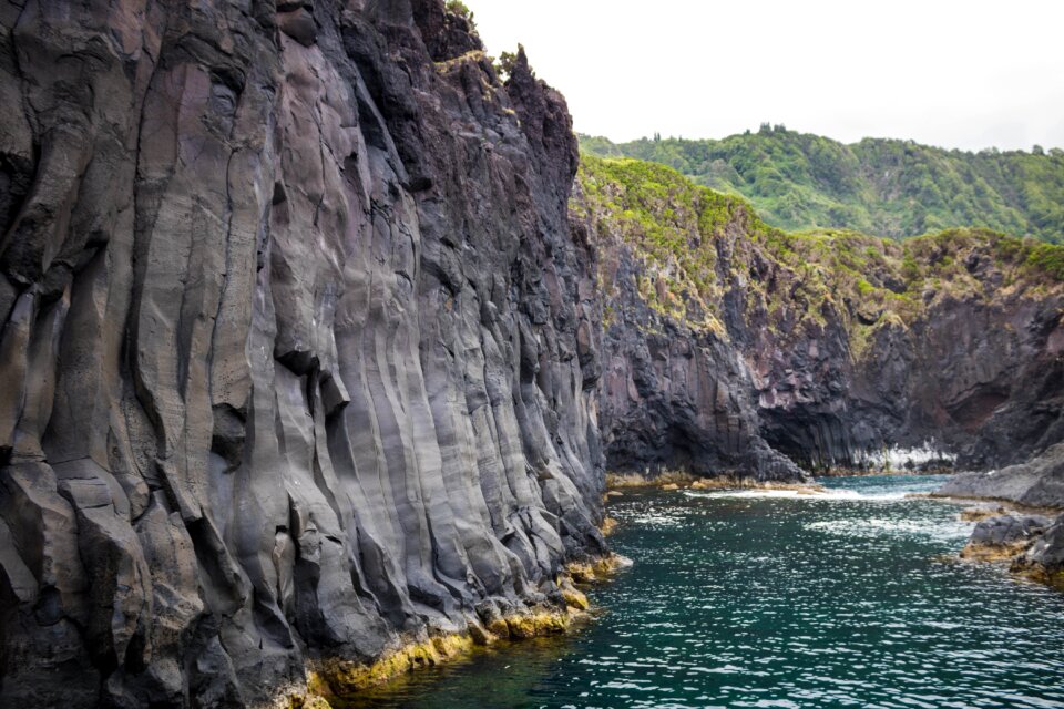 Geology volcanism formations prismatic