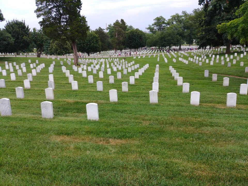 Washington grave soldier