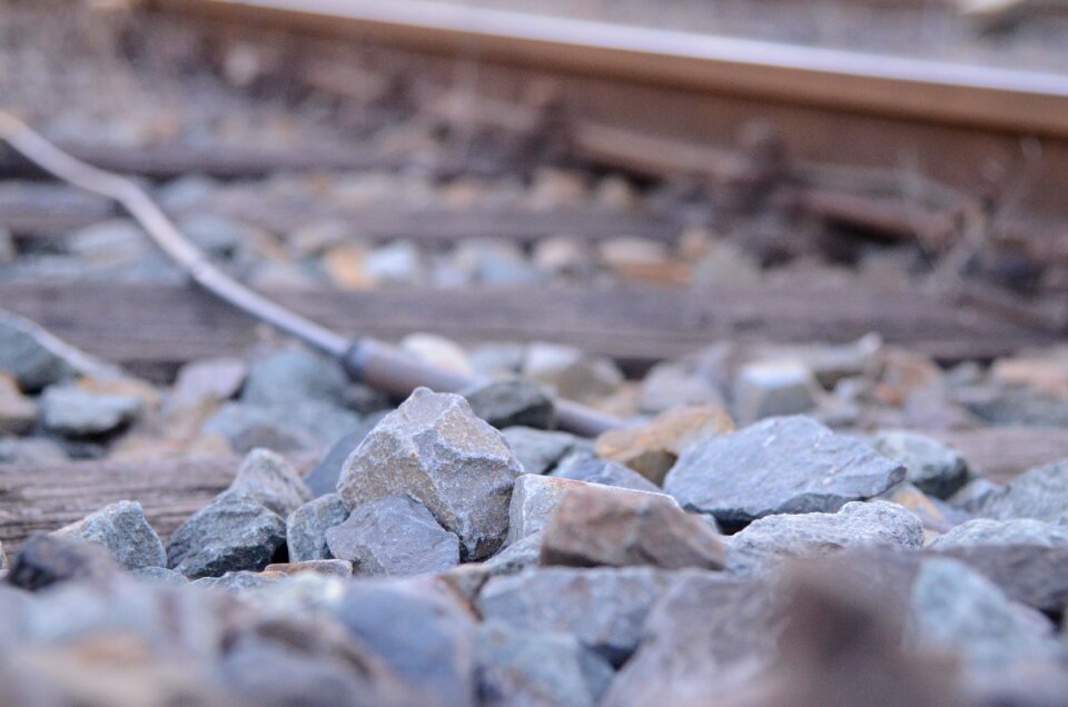 Rail traffic railroad track railway line