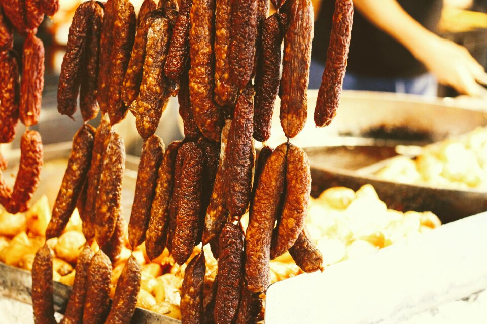 Meal kitchen sausages