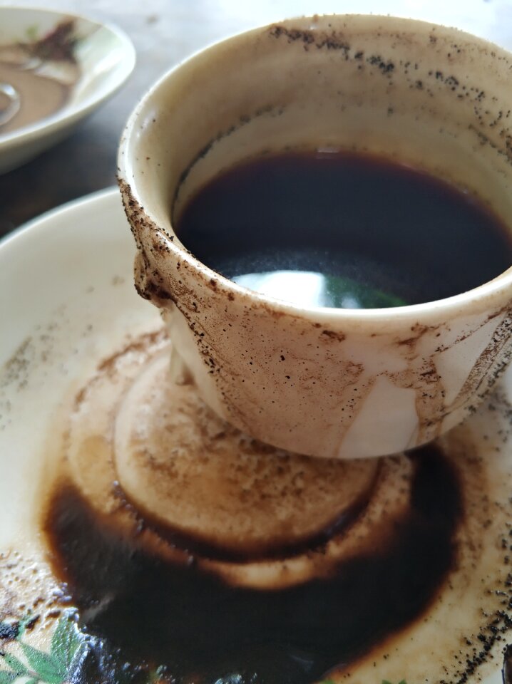 Pottery ceramic caffeine