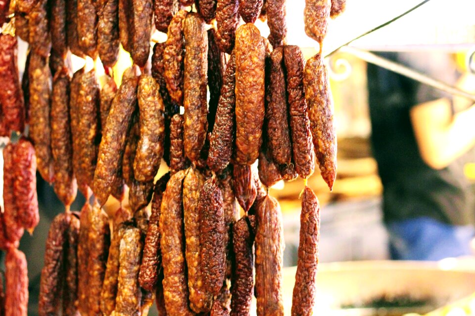 Meal kitchen sausages