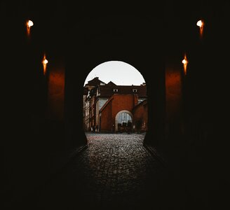 Old historically portal