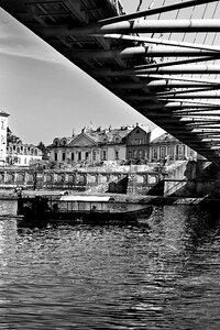 Outdoor traveller black-and-white