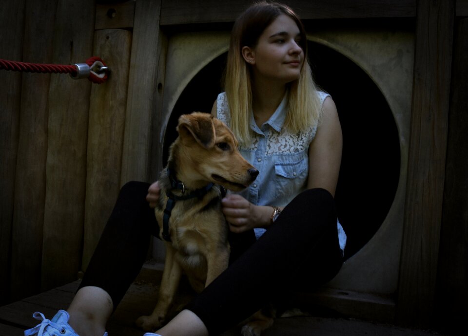 Pet female smiling