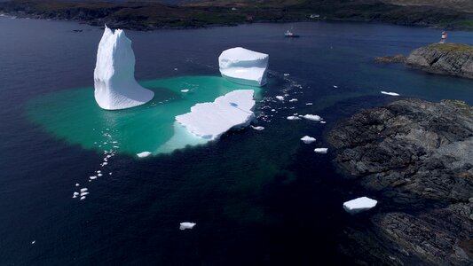 Ocean majestic floating photo