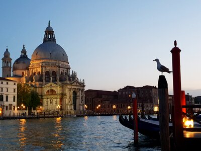 Romantic basilica grand canal