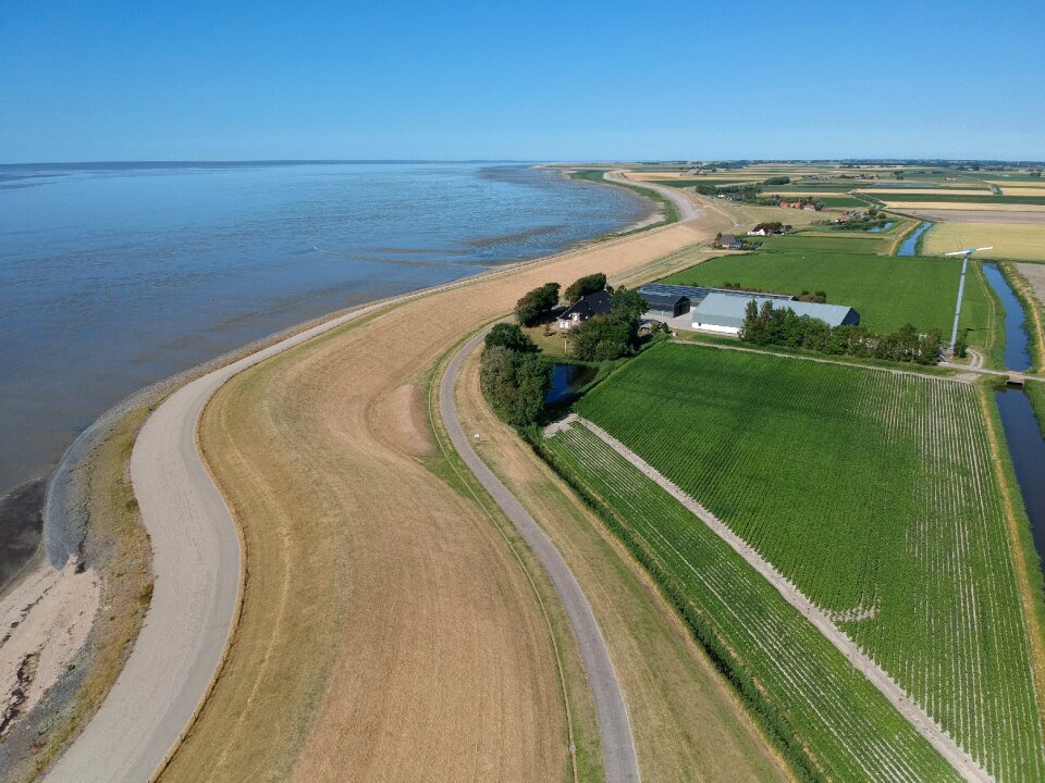 Wadden sea friesland coast photo