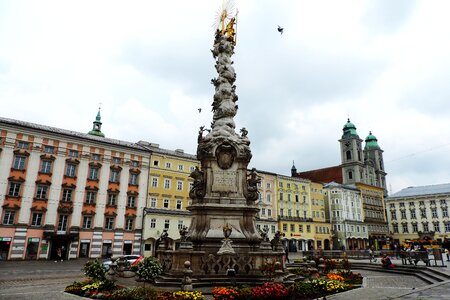 Linz holy trinity column plague column photo