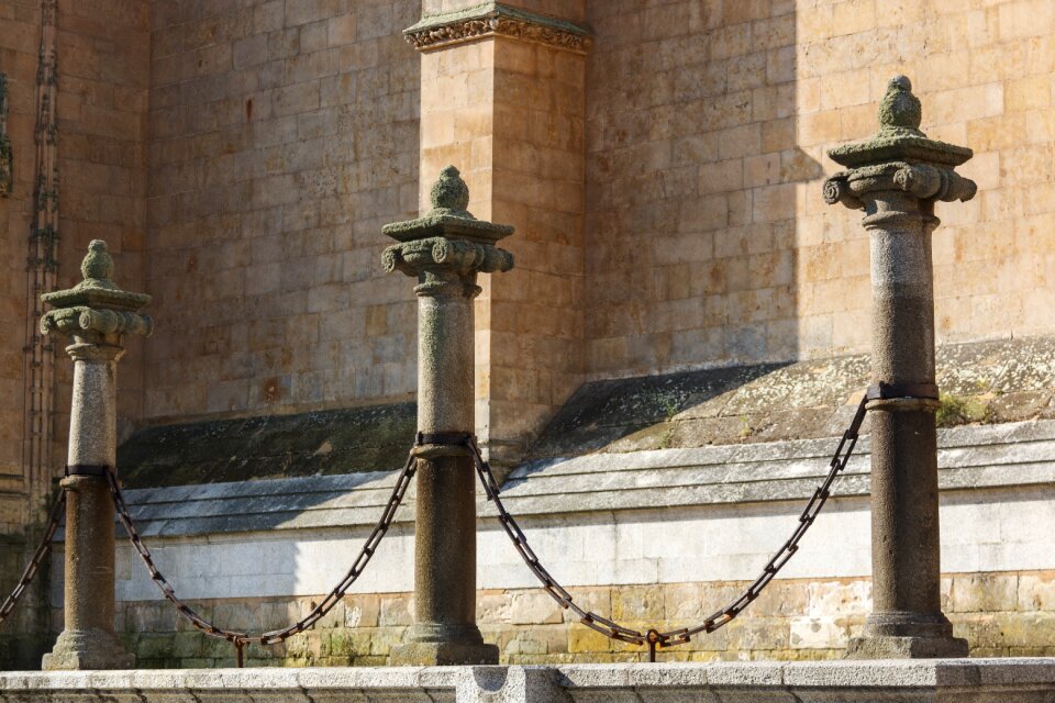 Columns old cathedral