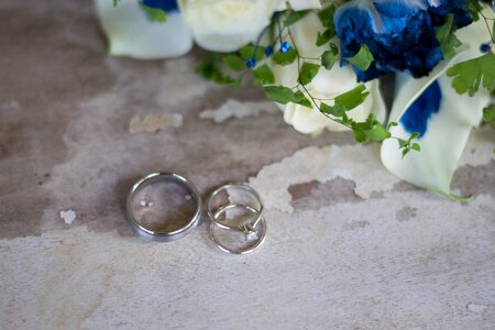 Ring marriage engagement photo