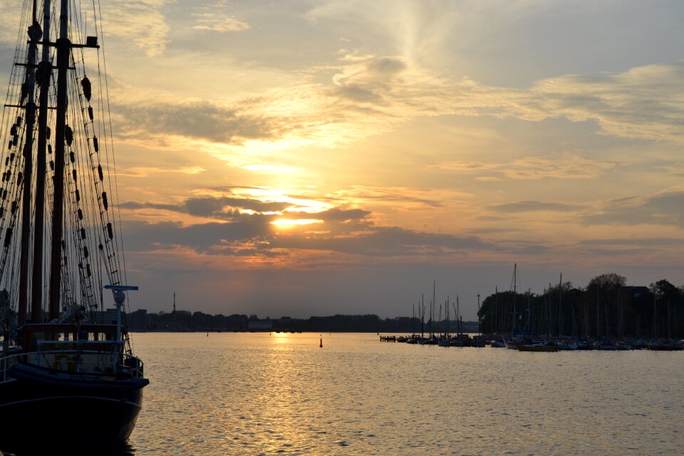 Warnow dusk sunset photo